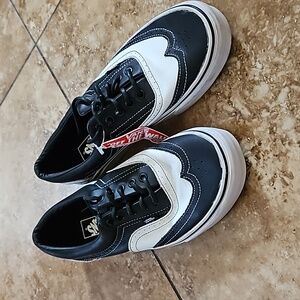 Van leather Era wingtip skate shoes